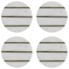 Набор из 4 подставок из мрамора Elements D 10 см, TYPHOON