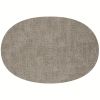 Салфетка подстановочная овальная двухсторонняя Fabric, серая, Guzzini