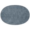 Салфетка подстановочная овальная двухсторонняя Fabric, синяя, Guzzini