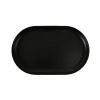 Блюдо овальное 32х20 см фарфор цвет черный Seasons, Porland