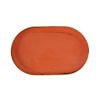 Блюдо овальное 32х20 см фарфор цвет оранжевый Seasons, Porland