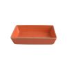 Блюдо прямоугольное 16х10 см h 4 см фарфор цвет оранжевый Seasons, Porland