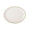 Блюдо овальное 36х27 см фарфор цвет бежевый Seasons, Porland