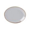 Блюдо овальное 18х14 см фарфор цвет серый Seasons, Porland