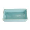 Блюдо прямоугольное 16х10 см h 4 см фарфор цвет бирюзовый Seasons, Porland