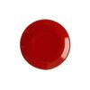 Тарелка 28 см безбортовая фарфор цвет красный Seasons, Porland