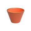 Чаша коническая d 12 см h 8 см 400 мл фарфор цвет оранжевый Seasons, Porland