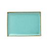 Блюдо прямоугольное 21х27см фарфор цвет бирюзовый Seasons, Porland