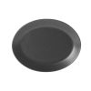 Блюдо овальное 36х27 см фарфор цвет черный Seasons, Porland