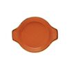 Форма для запекания d 21 см h 5,5 см (L c ручками  27 см) фарфор цвет оранжевый Seasons, Porland