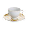 MOROCCO DS.4 Кофейная пара 80 мл (чашка с ручкой, блюдце), Porland