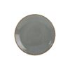 Тарелка 24 см безбортовая фарфор цвет темно-серый Seasons, Porland