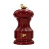 Мельница для перца 11 см, бук лакированный, цвет красный, серия Bird, Bisetti