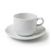 Набор из чашки 120 мл и блюдца Flora white, Gural Porselen