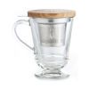 Кружка для заварки чая с металл. фильтром и  дерев.крышкой, 275 мл, h 12,2 см,  d 9,1 см, серия ABEILLE, La Rochere