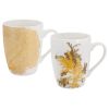 Набор из 2-х кружек, 330 мл, золотистый декор, Singapore, WD Lifestyle
