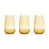 Набор из 6-ти стаканов, 14 см, 570 мл, цвет янтарный, Opium, Le Stelle