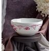 Салатник 750 мл, d 15,5 см, h 7 см, фарфор, Red Rose, Casa di fortuna
