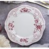 Тарелка мелкая d 25,5 см, h 2,2 см, фарфор, Red Rose, Casa di fortuna
