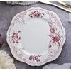 Тарелка мелкая d 28,5 см, h 2,7 см, фарфор, Red Rose, Casa di fortuna