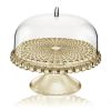 Блюдо для торта с крышкой, Tiffany, ?30 см, бежевое, Guzzini