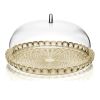 Блюдо сервировочное с крышкой Tiffany, ?30 см, бежевое, Guzzini