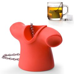 Заварочная ёмкость для чая Tea Shirt красная, Qualy
