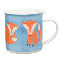 Кружка Woodland Animals 420 мл голубая, Price&Kensington