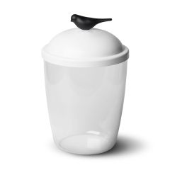 Емкость для льда Sparrow, белая с черным, Qualy