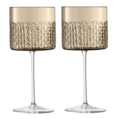 Набор бокалов для вина Wicker, 320 мл, коричневый, 2 шт., LSA International