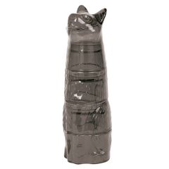 Набор из 4 стаканов Kitty, черный, Doiy