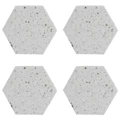 Набор из 4 подставок из камня Elements Hexagonal 10 см, TYPHOON