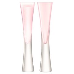 Набор бокалов для шампанского Moya, 2 шт, 170 мл, розовый, LSA International