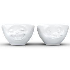 Набор чаш Tassen, Laughing & Tasty, 100 мл, белый, 2 шт., Tassen