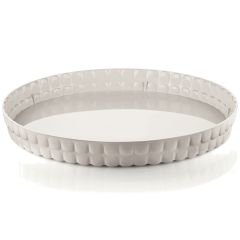 Поднос Tiffany, ?35,6 см, акрил, молочно-белый, Guzzini