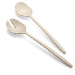 Приборы для салата Tierra, бежевые, 2 шт., Guzzini