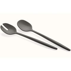 Приборы для салата Tierra, черные, 2 шт., Guzzini