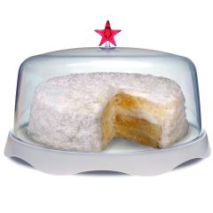 Тортовница подарочная Merry Tray большая белая, Qualy