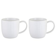 Набор кружек Soft Ripples, 350 мл, белые, 2 шт., Liberty Jones