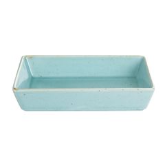Блюдо прямоугольное 13,7х8,5 см h 3 см фарфор цвет бирюзовый Seasons, Porland