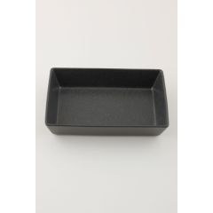 Блюдо прямоугольное 16х10 см h 4 см фарфор цвет черный Seasons, Porland