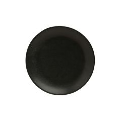 Тарелка 24 см безбортовая фарфор цвет черный Seasons, Porland