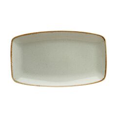 Тарелка прямоугольная 31*18 см фарфор цвет серый Seasons, Porland