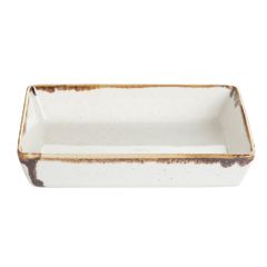 Блюдо прямоугольное 16х10 см h 4 см фарфор цвет желтый Seasons, Porland