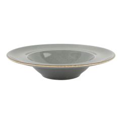 Тарелка глубокая 30 см с полями фарфор цвет темно-серый Seasons, Porland