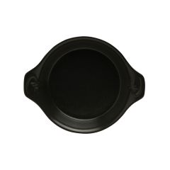 Форма для запекания d 15 см h 3,6 см (L с ручками 18 см) фарфор цвет черный Seasons, Porland