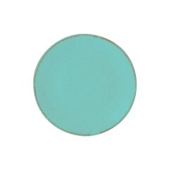 Тарелка 30 см безбортовая фарфор цвет бирюзовый Seasons, Porland