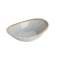 Соусник овальный 7х11 см фарфор цвет серый Seasons, Porland