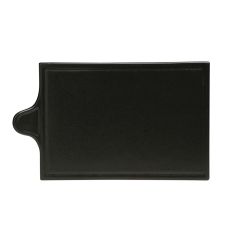 Блюдо для сыра 21х35 см фарфор цвет черный Seasons, Porland