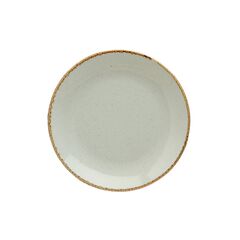 Тарелка 24 см безбортовая фарфор цвет серый Seasons, Porland
